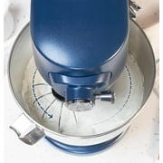 GE Appliances 5.3 qt Stand Mixer, Blue with Flat Beater, Dough Hook, Wire Whisk