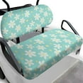 thumbnail image 2 of FUIALDOLG Blue Golf Cart Seat Covers Universal Fit for Club Car Precedent Ordinary Seat Cushion, Daisy Floral Print Fashion Golf Cart Decorations Soft and Comfortable, Breathable & Easy to Clean, 2 of 8