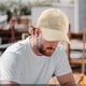 thumbnail image 4 of Gorra de béisbol sólida de primavera y verano para hombres y mujeres, gorra de lengüeta de pato suave negra, 4 of 6