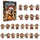 thumbnail image 1 of Adornos Navideños De Monos En 2D Calendario De Adviento Para Las Fiestas Navideñas De 2025 Adornos Navideños En 2D Para El Árbol De Navidad Conjunto De Adornos Para El Árbol De Navidad (24 Piezas), 1 of 8