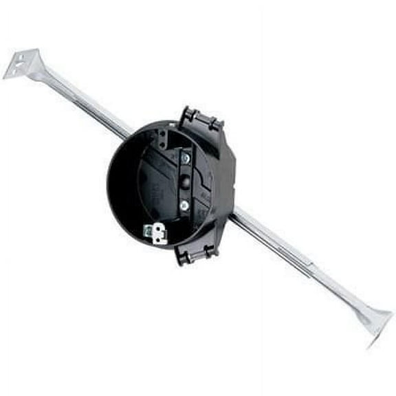 Pass & Seymour S120HGAC Thermoplastic Ceiling Box 4 Inch x 2-3/16 Inch 20.25 Cubic-Inch Slater