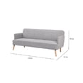 thumbnail image 4 of Sofá Cama HomeTrends Gris Claro, 4 of 4