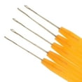 thumbnail image 3 of Langgg 5 Pcs Outils d'Extension de Crochets Kit d'Aiguilles à Cheveux Outils d'Extension de Cheveux Outils pour Extensions de Cheveux Micro Anneau Jaune, 3 of 8