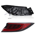 thumbnail image 4 of Car Tail Reverse Light, LED Taillights Fog Lamp Bright Light Red PMMA Lens Turn   For BRZ 2021 To UP, 4 of 8