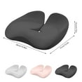 thumbnail image 3 of Cojín de Asiento de Espuma con Memoria para Silla Coxis Almohada Ortopédica Confort con Agujero de Ventilación Presión para Estar Sentado Mucho Tiempo - Uso en Casa y Coche, 3 of 5