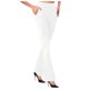 thumbnail image 1 of Pantalones acampanados de cintura alta para mujer - Color liso y corte ajustado - Pantalones deportivos informales - Combinables con todo, 1 of 5