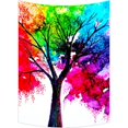 thumbnail image 1 of Tapices de arte de pared ABPHQTO árbol de arco iris colorido decoración del hogar tamaño 130x150 cm, 1 of 1