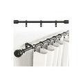 thumbnail image 5 of Soporte Set 3 Cortinero Para Pared Ajustable Gancho Negro, 5 of 5