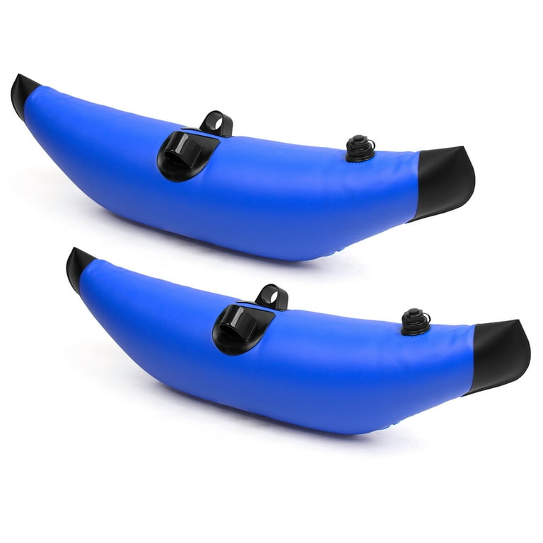 MIXFEER Kayak Accessories,2pcs Kayak Floats,Kayak Floating Barrels,Kayak  Boat Fishing Standing Float Stabilizer,Blue 