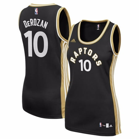 - DeMar DeRozan Toronto Raptors NBA Adidas Black Official Alternate Replica Jersey For Women