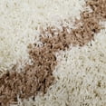 thumbnail image 7 of Maxy Home Bella Trellis Ivory 3 ft. 3 in x 4 ft. 8 in. Shag Area Rug, 7 of 7