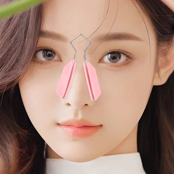 LEORX Nose Corrector Shaper Clip Pink 1Pcs