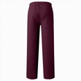 thumbnail image 4 of CAUYDY Youth Boy's Baggy Sweatpants Kis Straight Leg Open Bottom Casual Pants Tween Elastic Waist Athletic Joggers Sweat Pants With Pockets Wine Sizes 5-6 Years, 4 of 5