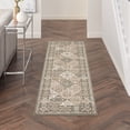 thumbnail image 2 of Nourison Grafix Bohemian Green 2'3" x 7'6" Area Rug (2x8), 2 of 8