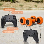 Abco Tech Remote Control Car | RC Stunt Car Double Sided | Rotating Racing Car 360° Flip | 2.4 GHz Remote Control