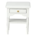 thumbnail image 2 of Meuble Jouet, Mini Table de Chevet, Mini Chambre Blanche Enfants pour Cadeaux Jouets de Jeu, 2 of 8
