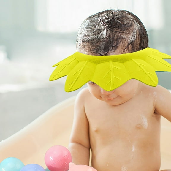 uhnmk toddler Hair Washing Shield Adjustable Shower Cap Hat Shower Cap Shield Bathing Eye Ear Shampoo Caps Cute Wash Hair Shield Bath Head Cap Visor for toddler Baby Kid