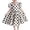 A, variant on REDARER Toddler Girls' Polka Dot Puff Sleeve Dress, Square Neck Flared A-Line Princess Dress, Retro Casual Summer Dress for Kids,5-6 Years