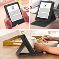 thumbnail image 4 of Fintie Flip Case for 6" Kindle 11th Generation 2024/2022 Release - Slim Vertical Multi-Viewing Flip Protective Cover with Auto Wake/Sleep, Black, 4 of 7