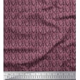 thumbnail image 1 of Soimoi Pink Velvet Fabric Wild Animal Skin Small Decor Fabric Printed BTY 58 Inch Wide, 1 of 3