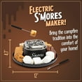 thumbnail image 2 of Mesa eléctrica S'mores Maker Nostalgia para interiores, color negro, 2 of 6