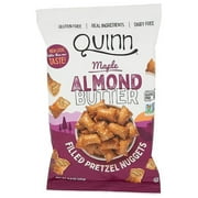 Quinn Popcorn, Pretzel Nuggets, Maple Almond Butter Filled, 5 oz Pack of 2