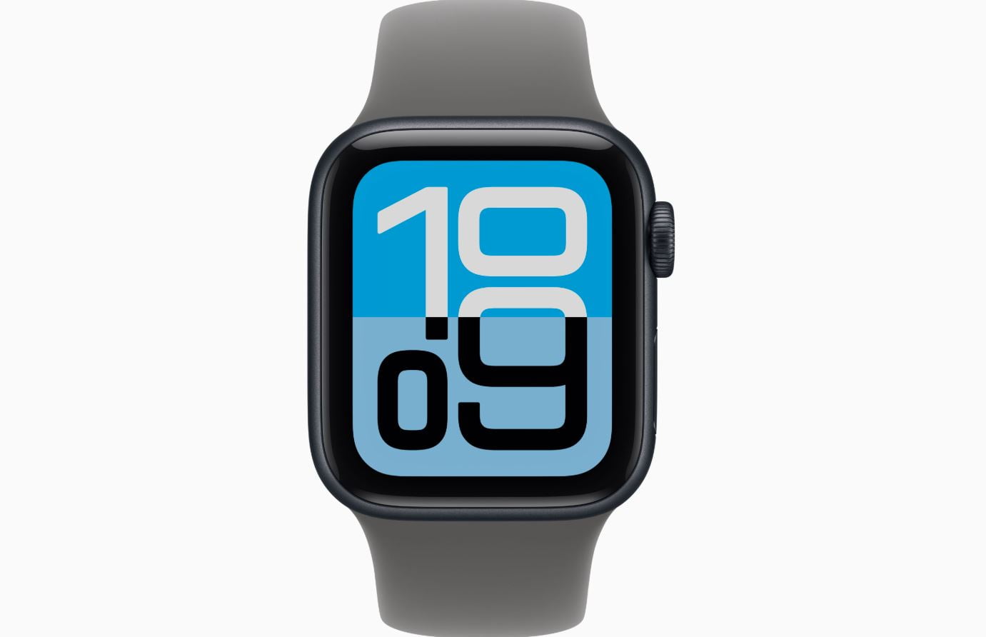 Apple Watch SE 3 - GPS + Cellular - 44MM Midnight Aluminum Case with Stone Gray Sport Band - M/L