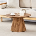 thumbnail image 1 of Noble House 23.6" Round Coffee Table,Minimalist Design,Wood, 1 of 10