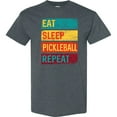 thumbnail image 3 of Inktastic Eat Sleep Pickleball Repeat T-Shirt, 3 of 5