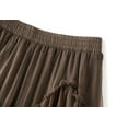 thumbnail image 2 of JMSUN Women’s Tulle Skirts Tulle Skirts for Women High Waist Layered Floral Print Brown Skirt Mesh A-Line Midi Skirt, 2 of 5