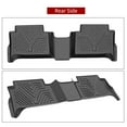 thumbnail image 4 of RVNI TPE Rubber Front and Rear 3-Piece for 2015-2022 Chevrolet Colorado/GMC Canyon Crew Cab Floor Mats Set All-Weather Protection, 4 of 6
