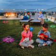 thumbnail image 3 of Outdoor Solar Fence Lights, 2-Pack IP67 Waterproof LED Decor for Yard, Stairs, Pathway, 3 of 5