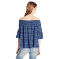 thumbnail image 2 of William Rast Gigi Off The Shoulder Peasant Top Royal Blue XS, 2 of 2