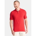 thumbnail image 6 of George Men's & Big Men's Active Fit 2-Pack Pique Polo Shirt, Sizes XS-3XL, 6 of 7