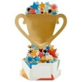 thumbnail image 4 of Hallmark Paper Wonder Displayable Pop Up Fathers Day Card, Birthday Card (World's Best Dad Trophy), 4 of 6