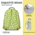 thumbnail image 4 of Artistic Floral Print Student Backpack Lightweight, Wear-Resistant School Backpack with Romantic Rose and Peony Pattern, Suitable for Outdoor and School Activities, 4 of 6