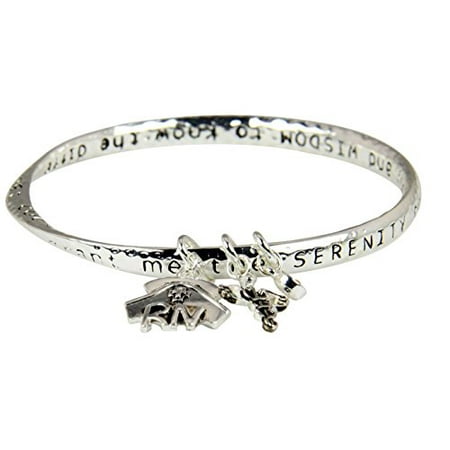 The Quiet Witness Serenity Prayer Bracelet For Nurses Bangle Serenity Prayer Bracelet For Nurses Bangle Reciation Gift Present