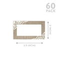 thumbnail image 5 of Koyal Wholesale Rustic Burlap and Lace Place Cards for Wedding Party Tables, Seating Place Cards for Holders, 60 Pack, 5 of 5