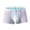 White, variant on Bixock Boxer Briefs for Men,Men's Underwear Ice Silk Solid Color Pouch Enhanced Breathable Stretch Briefs