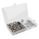 thumbnail image 4 of 100 Sets Grommets color plata resistente al desgaste DIY producción robusta estructura ojal herramienta para la ropa shoes10mm, 4 of 8