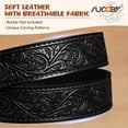 thumbnail image 4 of SUOSDEY Kid Western Leather Belts Strap for Boys Girls,Toddler Youth Engraved Embossed Belt Strap without Buckle, 4 of 6