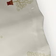 thumbnail image 2 of Simply Daisy 70" W x 73" H Filigree Forrest Geometric Print Polyester Shower Curtain, Ivory, 2 of 3