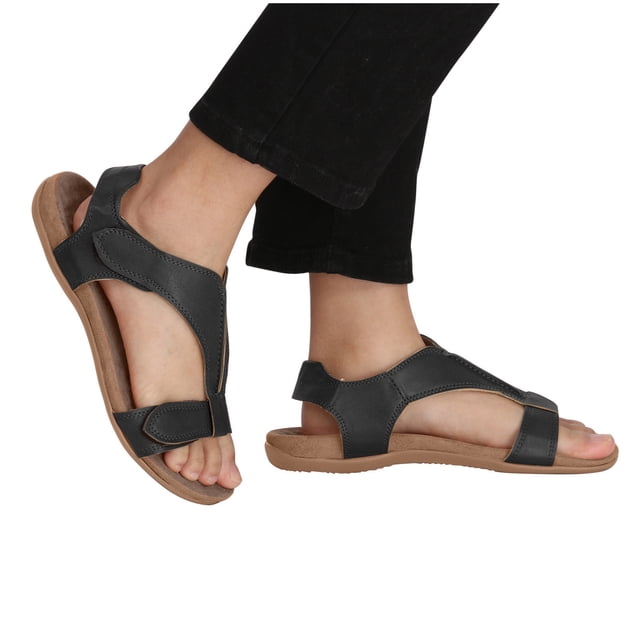 Sandalias de tacón plano para mujer de verano, zapatos informales para mujer Wmkox8yii nm6638