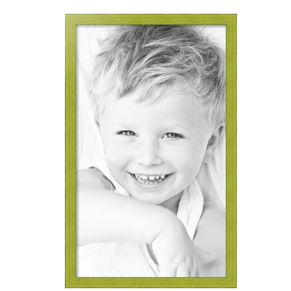 ArtToFrames 21" x 35" Modern Green Picture Frame, 21x35 inch Green Wood Poster Frame (WOM-4589), Pack