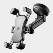 ToughTested Dashboard & Windshield Car Phone Mount, Extendable Suction Cup Cell Phone Holder, 360° Adjustable Universal Smartphone Holder