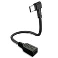 thumbnail image 1 of Cable QAMCBulc Mini USB hembra a USB tipo C macho de 15 cm, 1 of 6