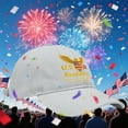 thumbnail image 5 of USA 250th Anniversary Baseball Cap – Vintage Washed Patriotic Hat with Embroidered American Flag, Adjustable Fit for Men & Women, 1776–2026 Celebration Gift, 5 of 5