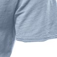 thumbnail image 5 of Men’s Short Sleeve V Neck T-Shirt Solid Color Cotton Casual Fashion Top, 5 of 6