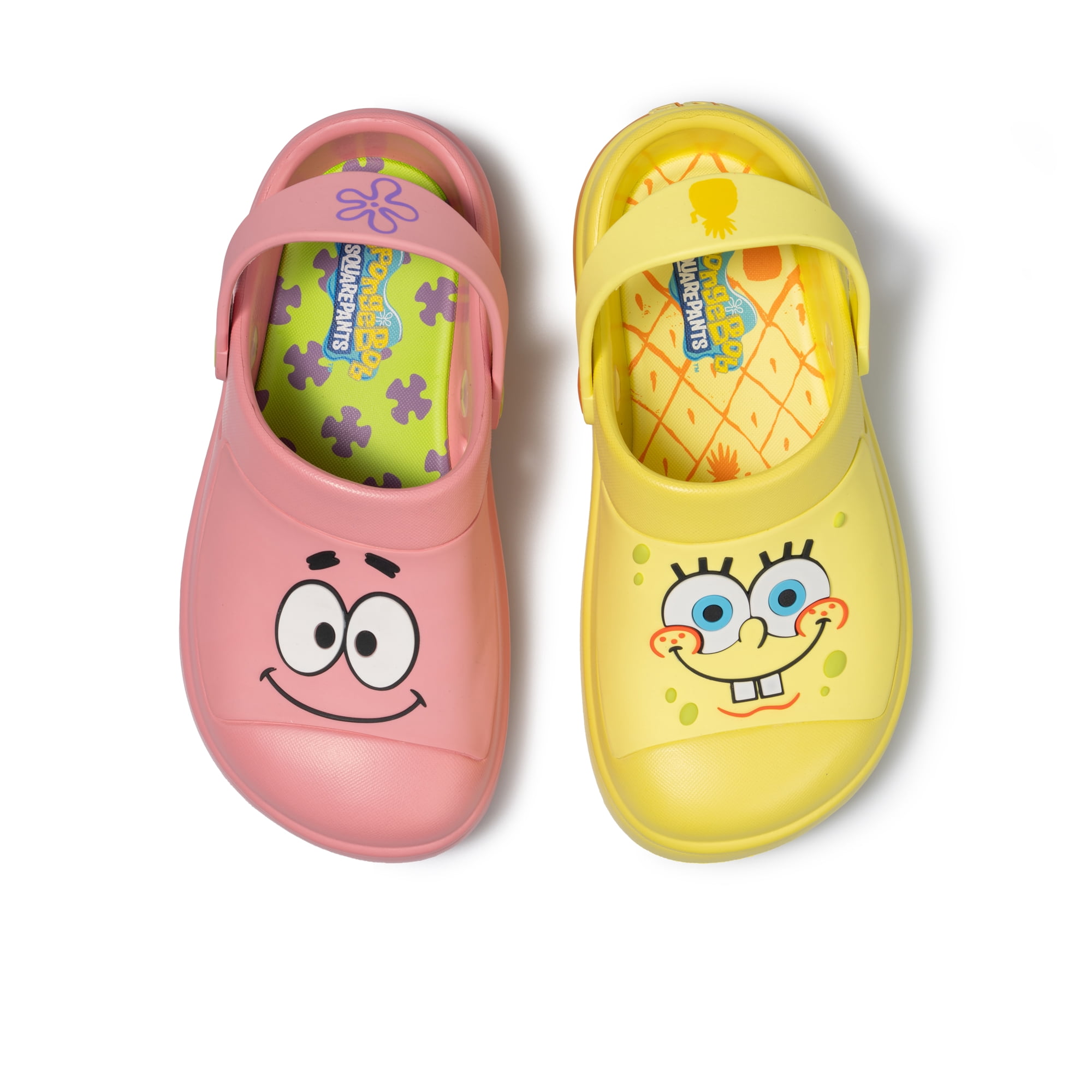 SpongeBob Little & Big Boy Slip On Clog