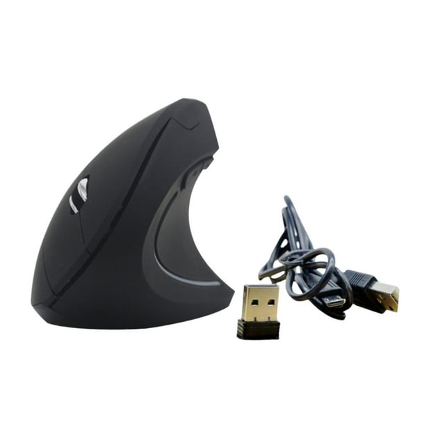 funtasica Souris Ergonomique Verticale Sans Fil Souris d'Ordinateur Robuste Portable Rechargeable Rechargeable 2 Modes